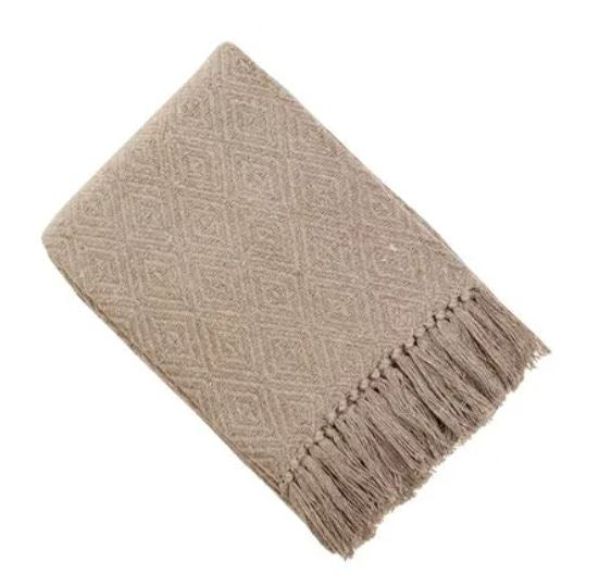 Chopord Diamond weave  Throw click n collect only