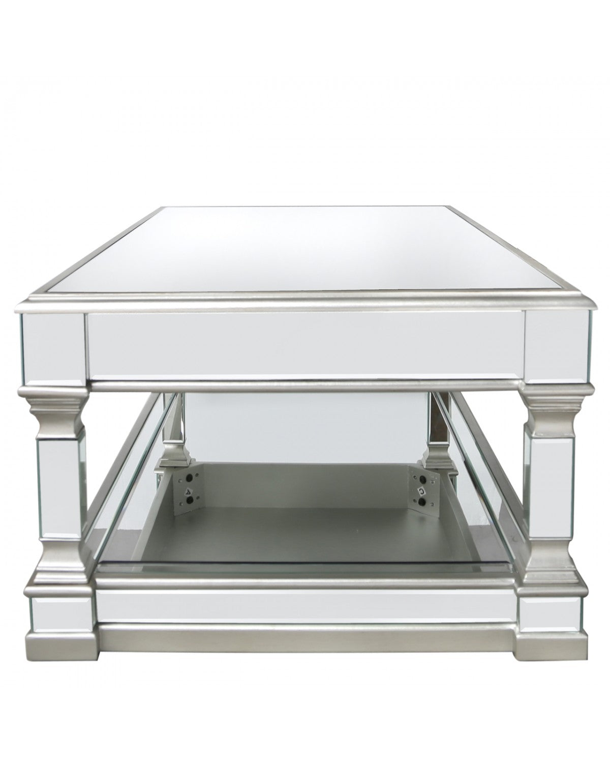 Appian Mirrored Silver  Coffee Table clearance offer