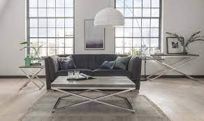 Tephra driftwood and chrome coffee  table reduced to clear